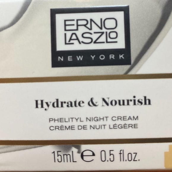 Erno Laszlo Hydrate & Nourish Phelityl Night Cream, rejuvenate, NEW - Mini 15 ml - Picture 7 of 11